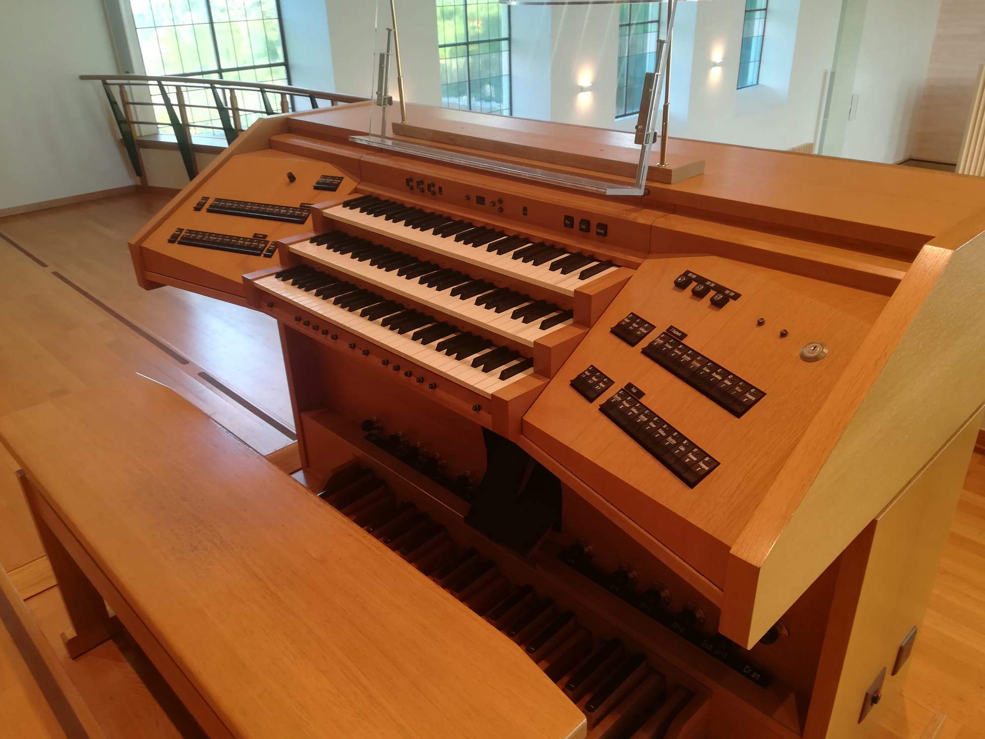 Spieltisch Orgel Ref. Kirche Rapperswil